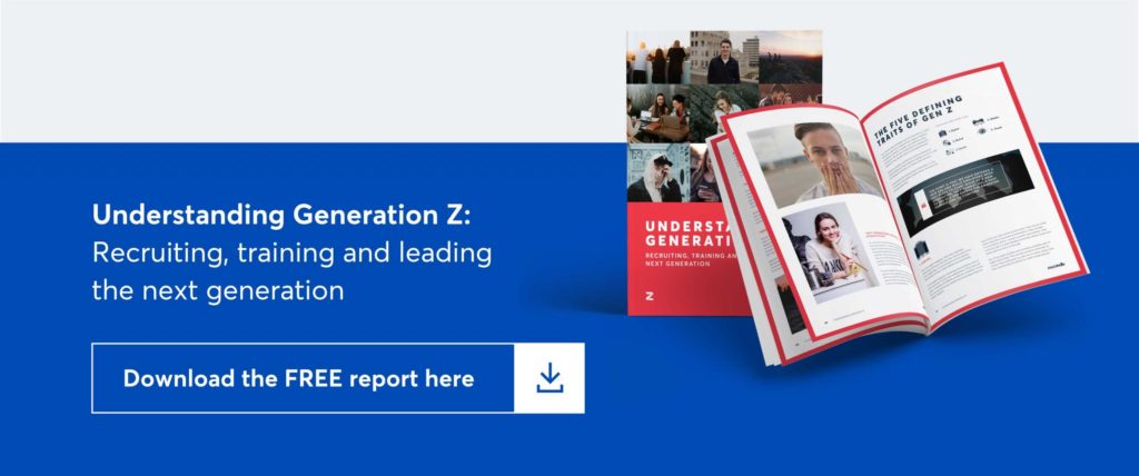 understanding generation z: recruiting, training and leading the next generation. download the free report here